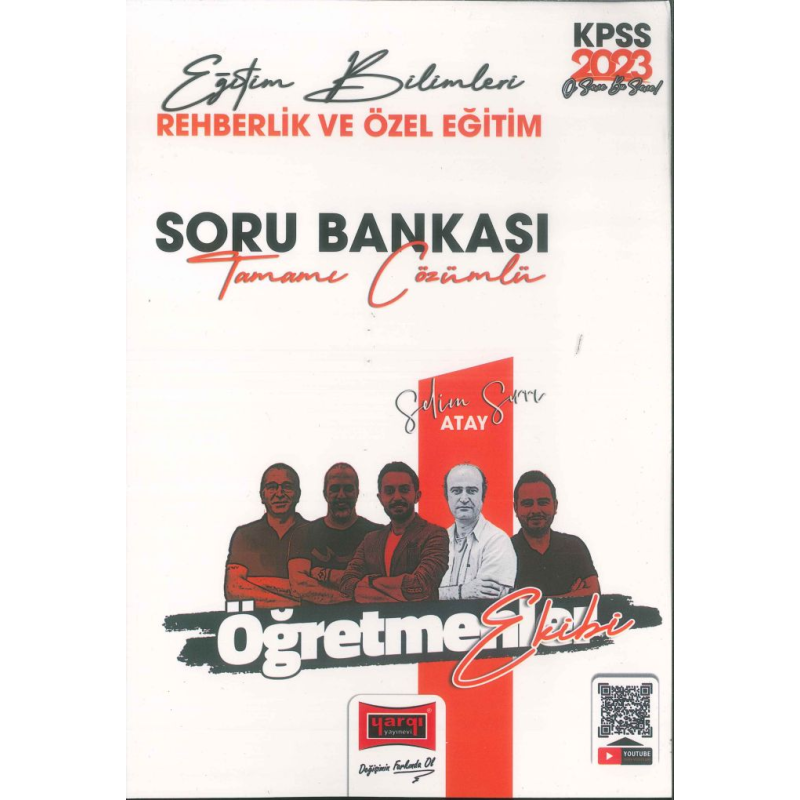 REHBERLİK VE ÖZEL EĞİTİM TAMAMI ÇÖZÜMLÜ SORU BANKASI ÖĞRETMENLER EKİBİ