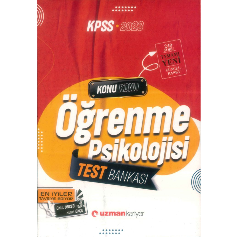 ÖĞRENME PSİKOLOJİSİ TEST BANKASI KONU KONU