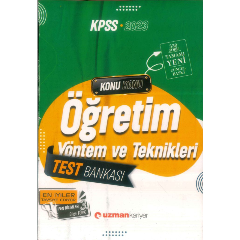 ÖĞRETİM YÖNTEM VE TEKNİKLERİ TEST BANKASI KONU KONU