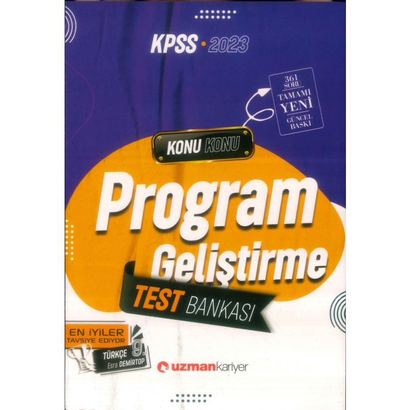 PROGRAM GELİŞTİRME TEST BANKASI KONU KONU