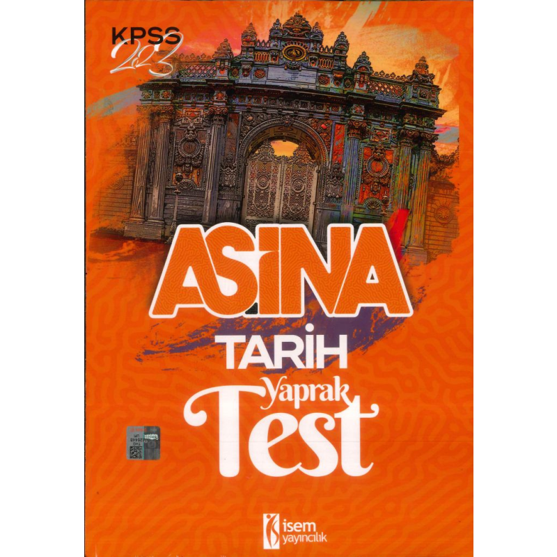 AŞİNA TARİH YAPRAK TEST