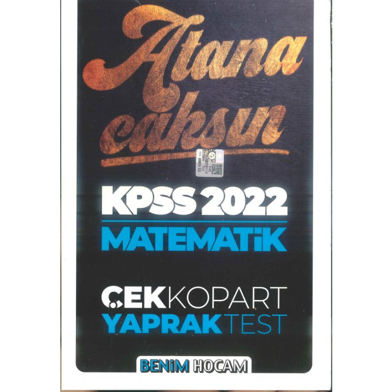 MATEMATİK ATANACAKSIN ÇEK KOPART YAPRAK TEST