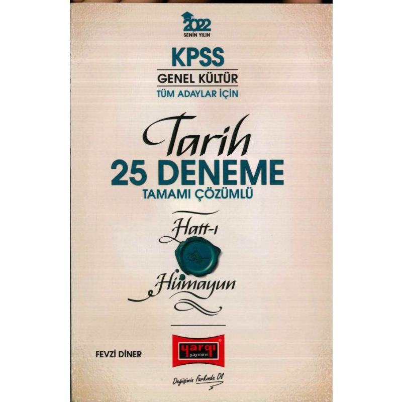 HATT-I HÜMAYUN TARİH TAMAMI ÇÖZÜMLÜ 25 DENEME
