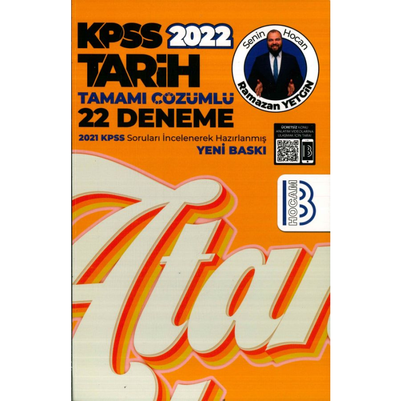 ATANACAKSIN TARİH TAMAMI ÇÖZÜMLÜ 22 DENEME