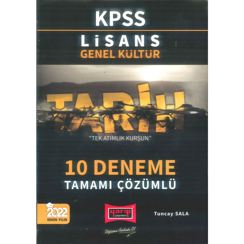 TARİH 10 DENEME TAMAMI ÇÖZÜMLÜ TEK ATIMLIK KURŞUN