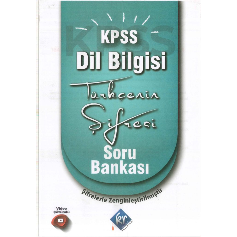 DİL BİLGİSİ TÜRKÇENİN ŞİFRESİ SORU BANKASI