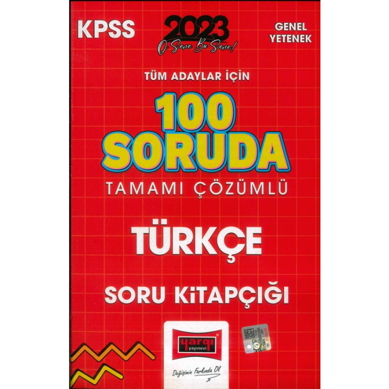 100 SORUDA TAMAMI ÇÖZÜMLÜ TÜRKÇE SORU KİTAPÇIĞI