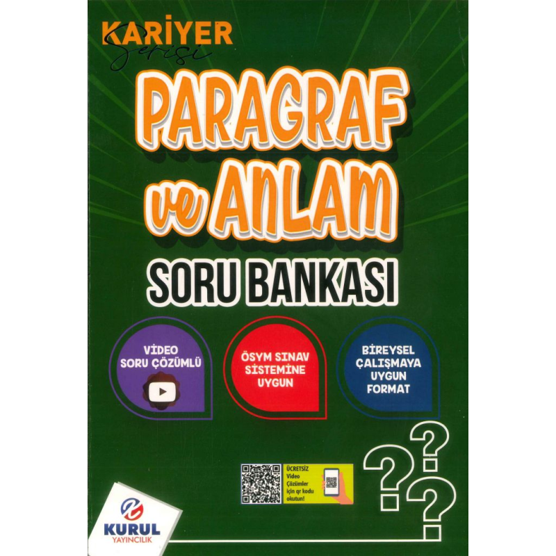 KARİYER SERİSİ PARAGRAF VE ANLAM SORU BANKASI
