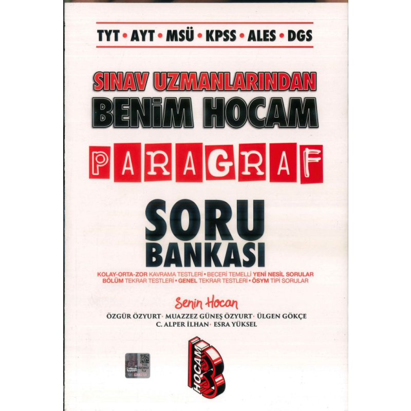 SINAV UZMANLARINDAN PARAGRAF SORU BANKASI