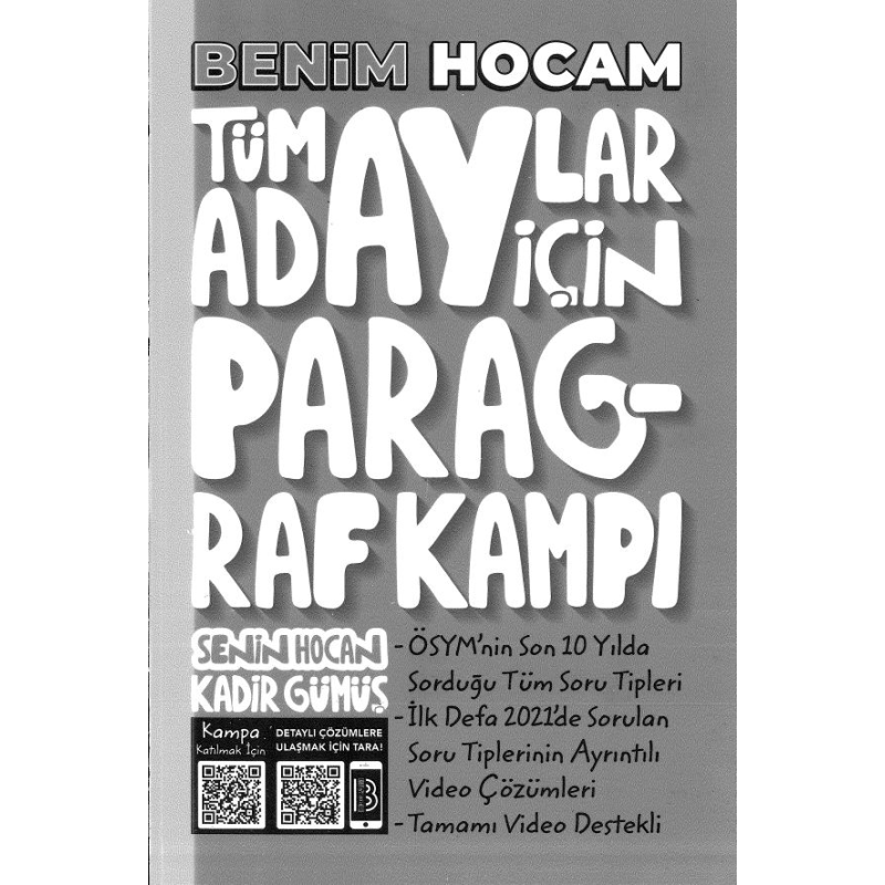 TÜM ADAYLAR İÇİN PARAGRAF KAMPI