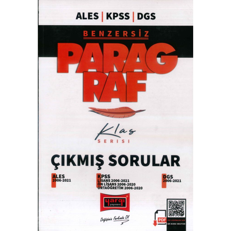 BENZERSİZ PARAGRAF KLAS SERİSİ ÇIKMIŞ SORULAR (2006-2021)