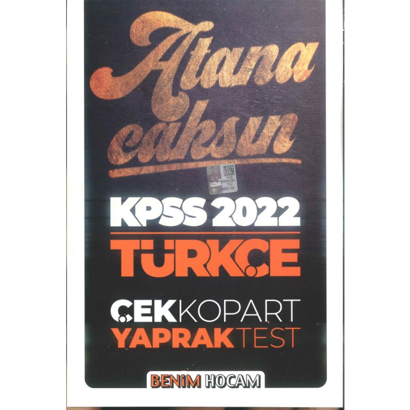 ATANAKCASIN TÜRKÇE ÇEK KOPART YAPRAK TEST