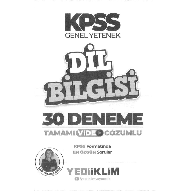 DİL BİLGİSİ 30 DENEME ÇÖZÜMLÜ