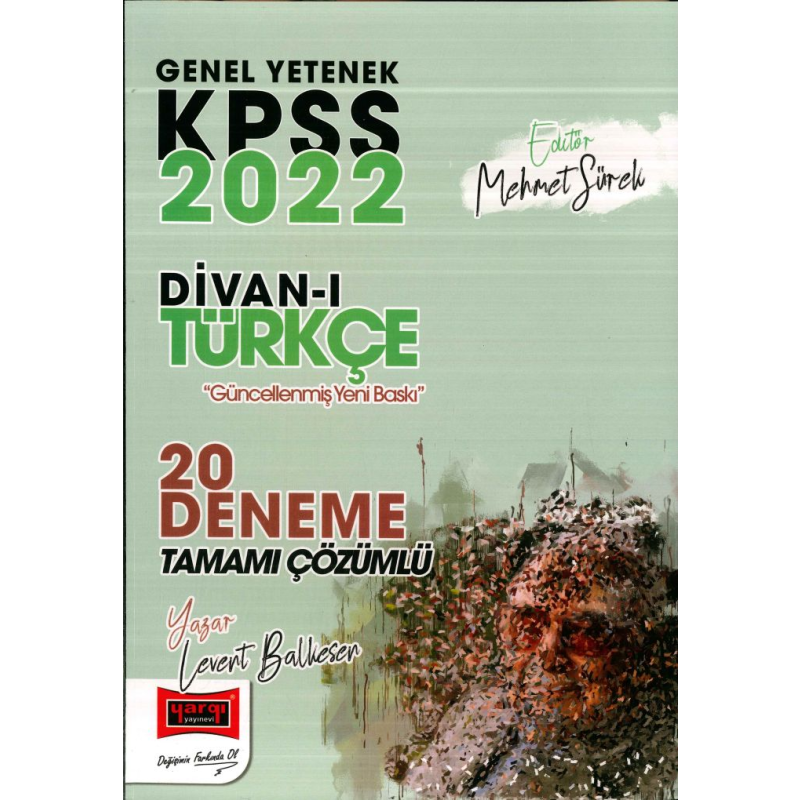 DİVAN-I TÜRKÇE 20 DENEME ÇÖZÜMLÜ