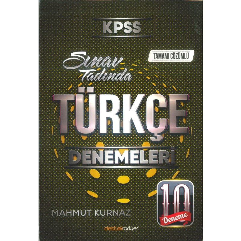 SINAV TADINDA TÜRKÇE ÇÖZÜMLÜ 10 DENEME