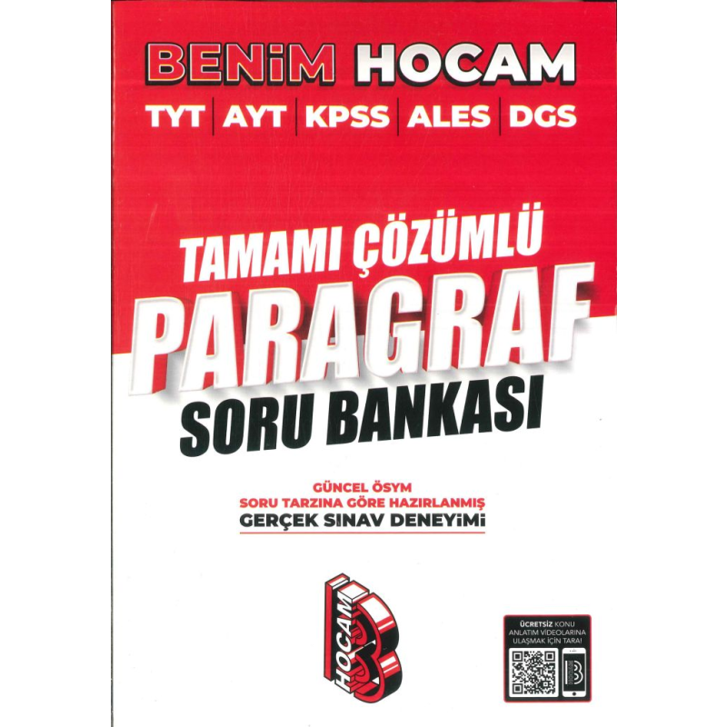TAMAMI ÇÖZÜMLÜ PARAGRAF SORU BANKASI