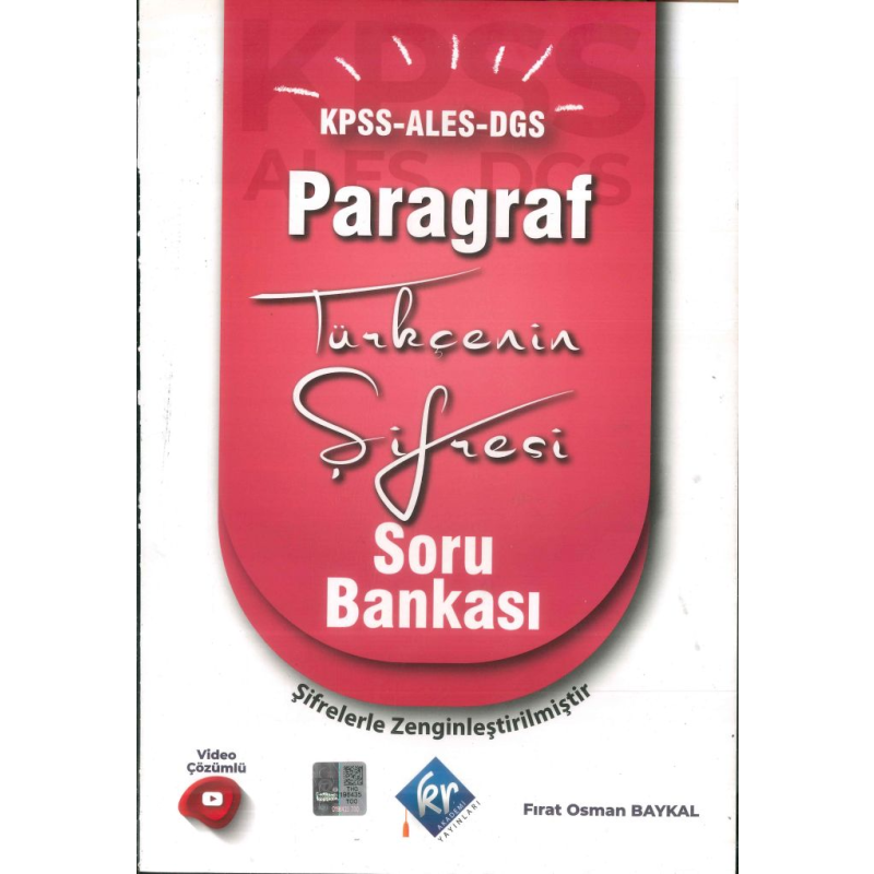 PARAGRAF TÜRKÇENİN ŞİFRESİ SORU BANKASI