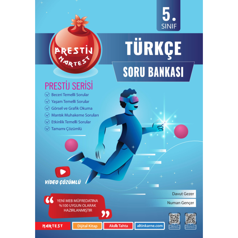 5. Sınıf Prestij Türkçe Soru Bankası Nartest Yayınevi