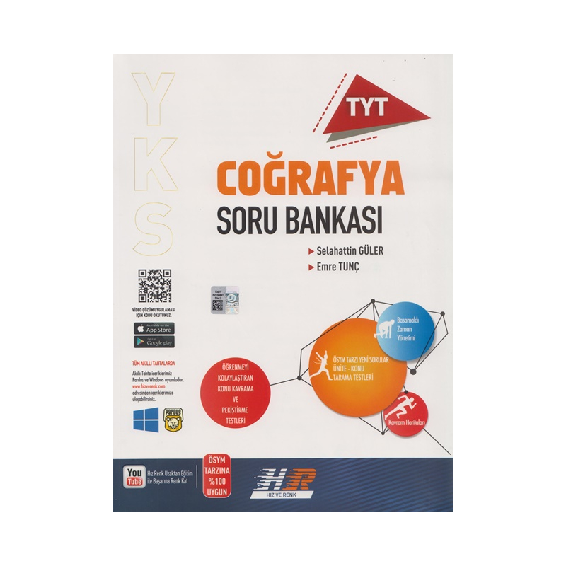 TYT Coğrafya Soru Bankası Hız ve Renk Yayınları