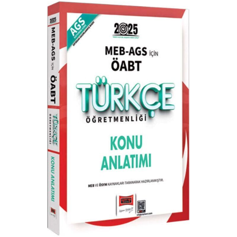 2025 MEB AGS ÖABT Türkçe Öğretmenliği Konu Anlatımı Yargı Yayınları