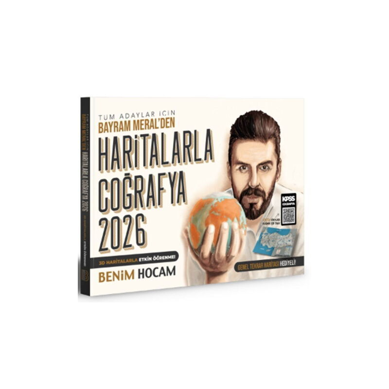 2026 Tüm Adaylar İçin Haritalarla Coğrafya Konu Anlatımı Benim Hocam Yayınları
