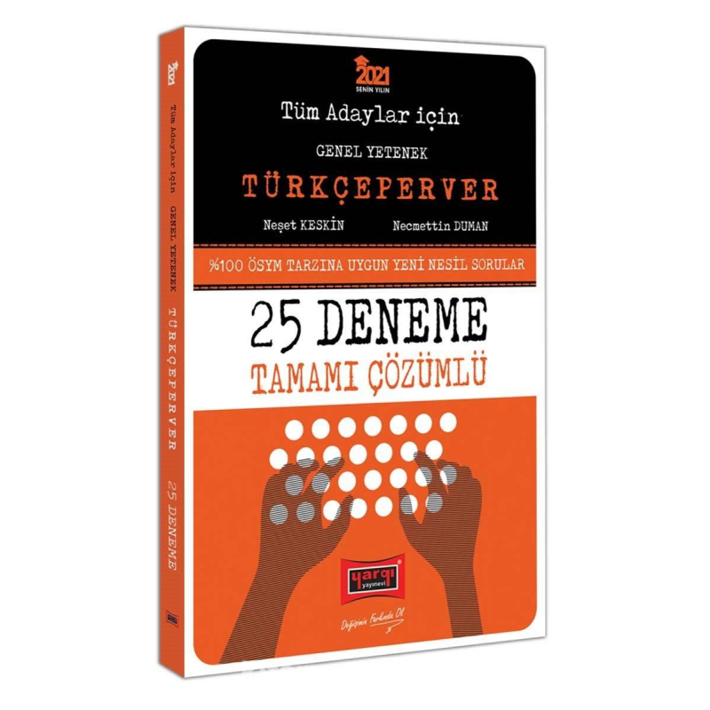 2021 Tüm Adaylar İçin TÜRKÇEPERVER Tamamı Çözümlü 25 Deneme