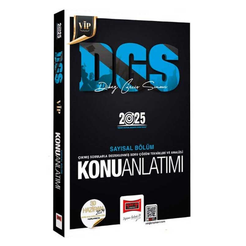 2025 DGS VİP Sayısal Yetenek Konu Anlatımı Yargı Yayınları