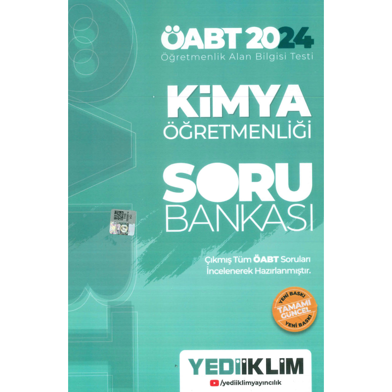 ÖABT KİMYA ÖĞRETMENLİĞİ SORU BANKASI
