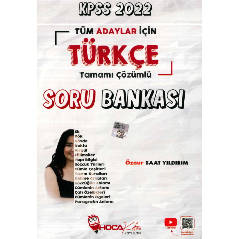 TÜRKÇE TAMAMI ÇÖZÜMLÜ SORU BANKASI TÜM ADAYLAR İÇİN