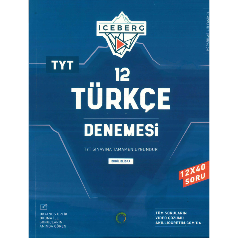 TYT Türkçe Iceberg 12 Deneme Okyanus Yayınları