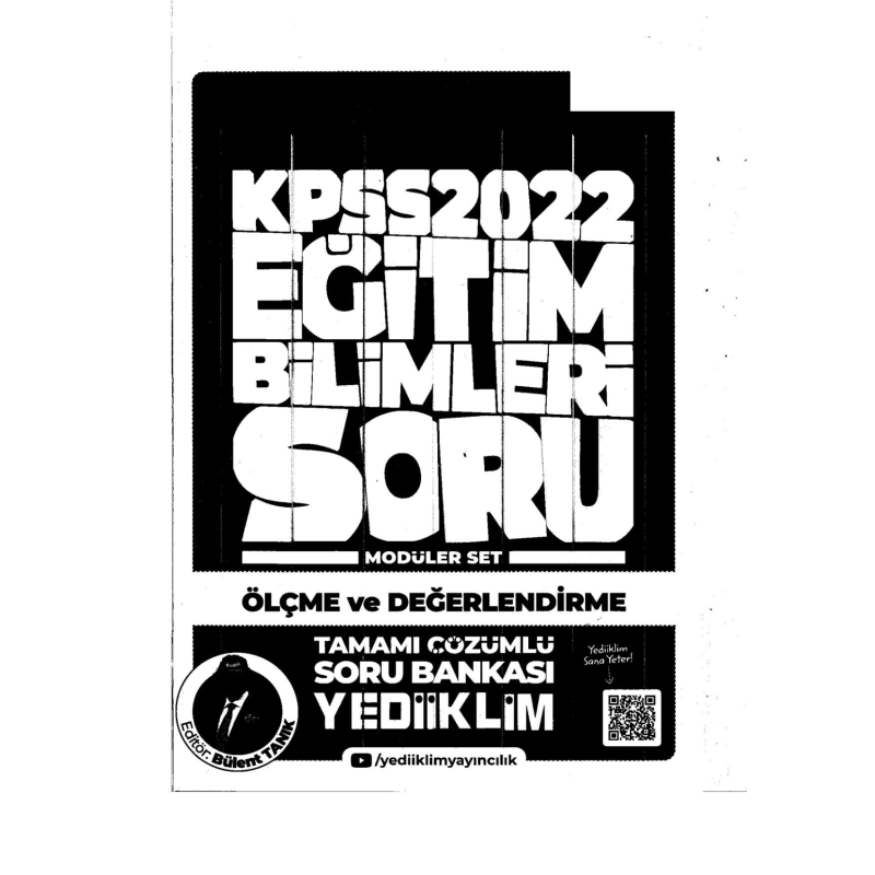 2022 KPSS Ölçme ve Değerlendirme Soru Bankası Modüler Set