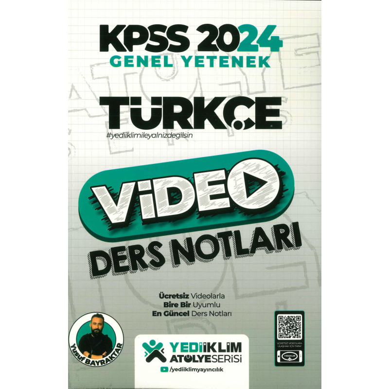 TÜRKÇE VİDEO DERS NOTLARI ATÖLYE SERİSİ