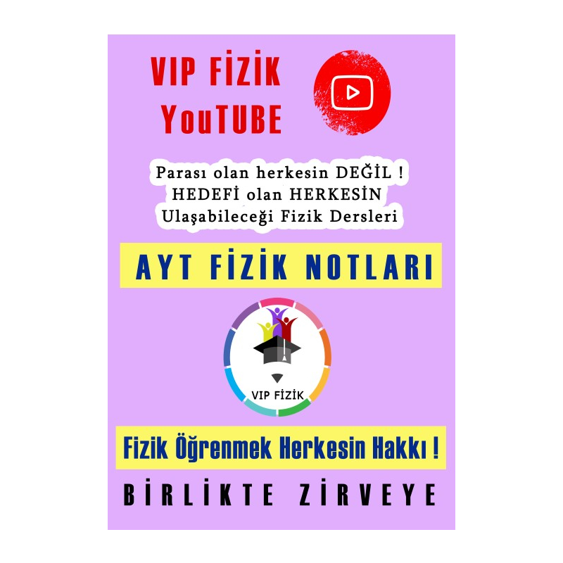 2022 Güncel AYT VİP FİZİK Video Serisi