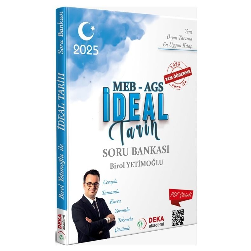 2025 MEB-AGS İdeal Tarih Soru Bankası Çözümlü Deka Akademi Yayınları