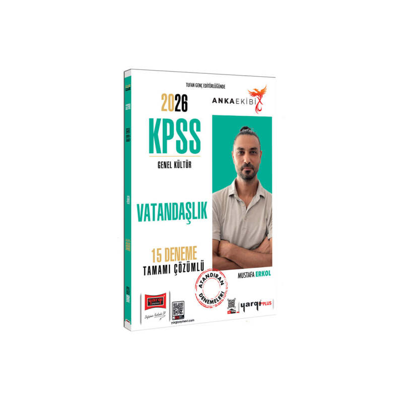 2026 KPSS Anka Ekibi Genel Kültür Tamamı Çözümlü Vatandaşlık 15 Deneme Yargı Yayınevi