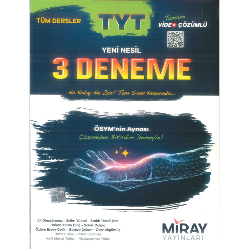 TYT YENİ NESİL 3 DENEME