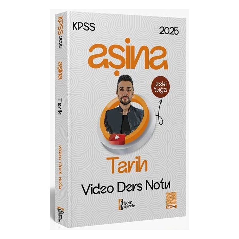 2025 KPSS Tarih Aşina Video Ders Notu İsem Yayınları