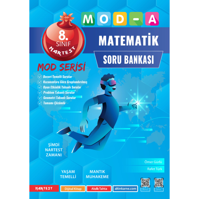 8. Sınıf Mod-a Matematik Soru Bankası Orta Nartest Yayınevi