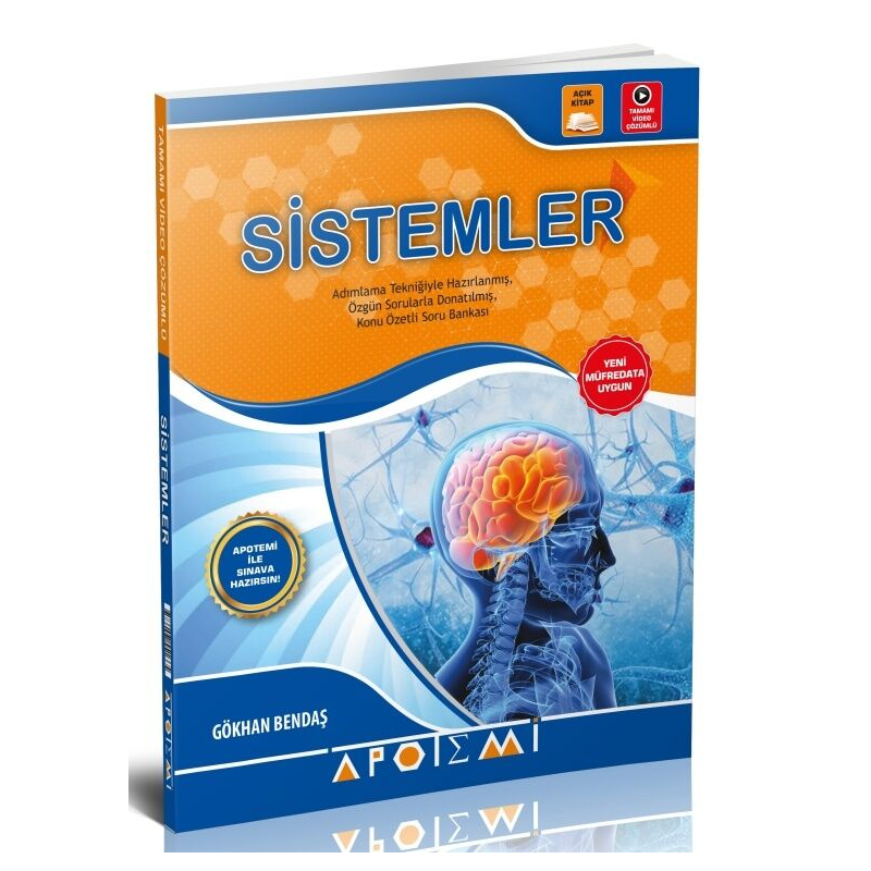 TYT AYT Biyoloji Sistemler Konu Özetli Soru Bankası Apotemi Yayınları