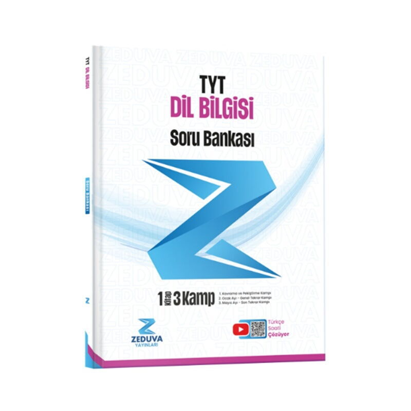 Türkçe Saati TYT Dil Bilgisi 1 Kitap 3 Kamp Soru Bankası Zeduva Yayınları