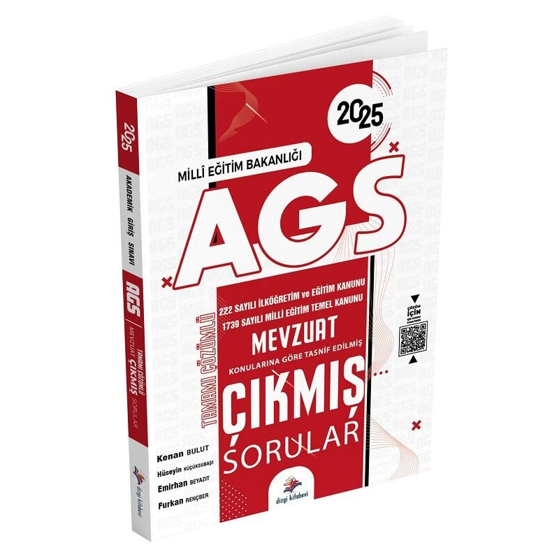 2025 MEB AGS Tamamı PDF Çözümlü Mevzuat Çıkmış Sorular Dizgi Kitap