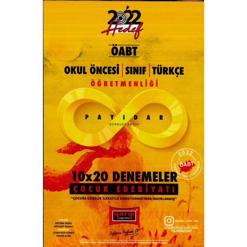 PAYİDAR 10x20 DENEMELER ÇOCUK EDEBİYATI