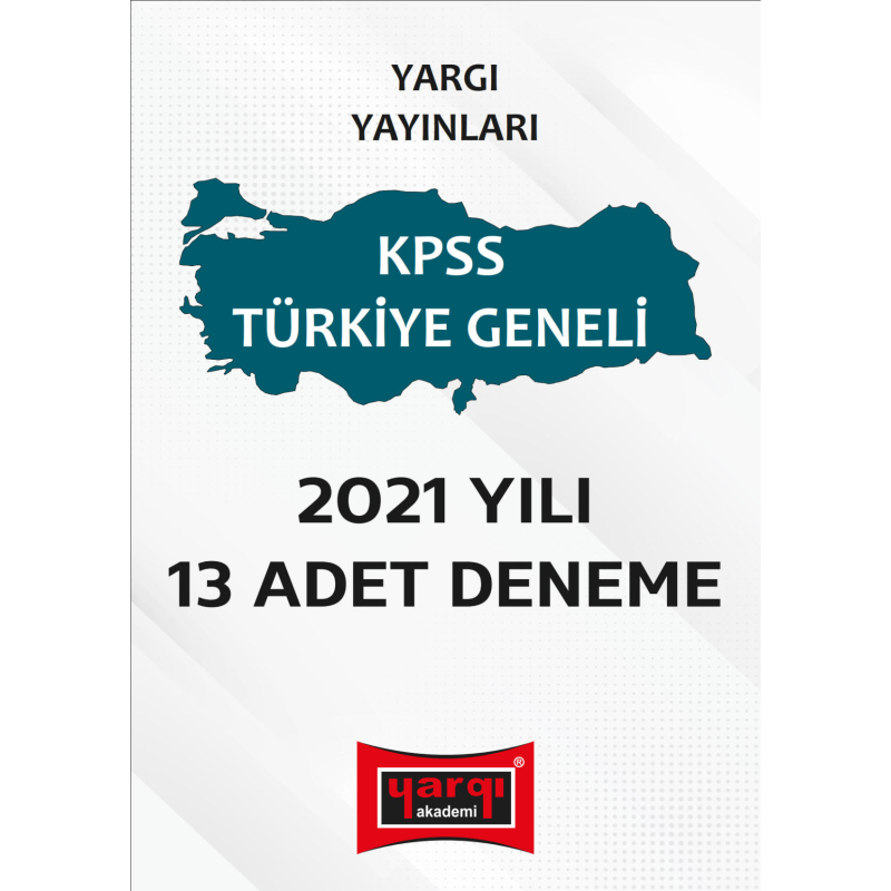 YARGI 13 ADET DENEME