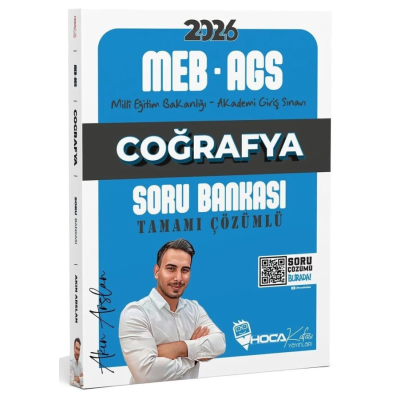 2026 MEB-AGS Coğrafya Soru Bankası Çözümlü Hoca Kafası Yayınları