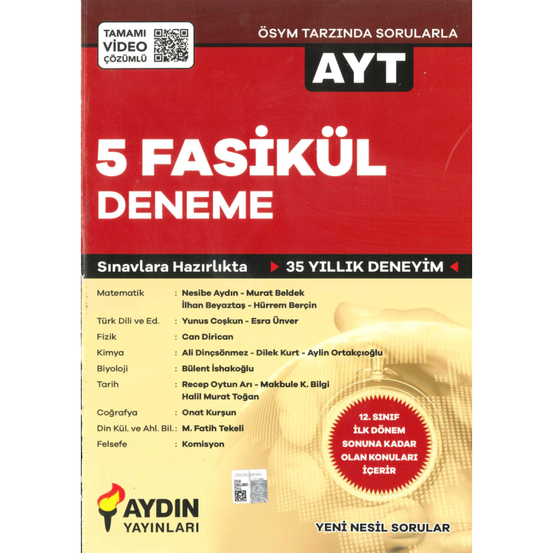 AYT 5 Fasikül Deneme
