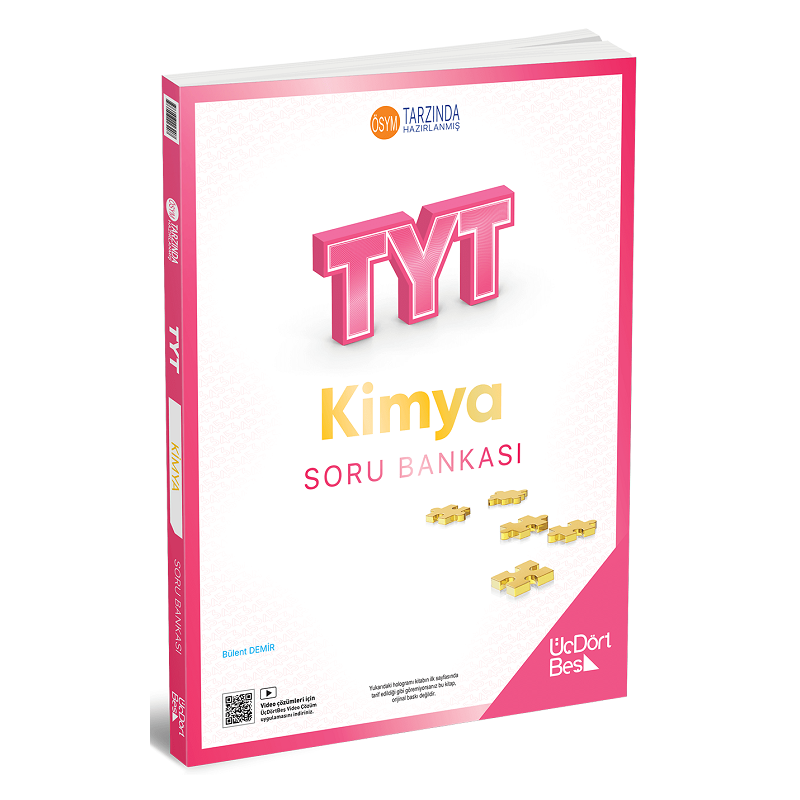 2026 TYT Kimya Soru Bankası Üç Dört Beş Yayınları