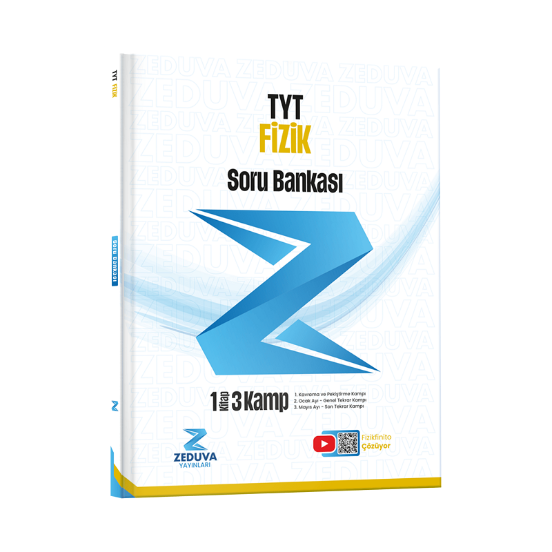 Fizikfinito TYT Fizik 1 Kitap 3 Kamp Soru Bankası Zeduva Yayınları