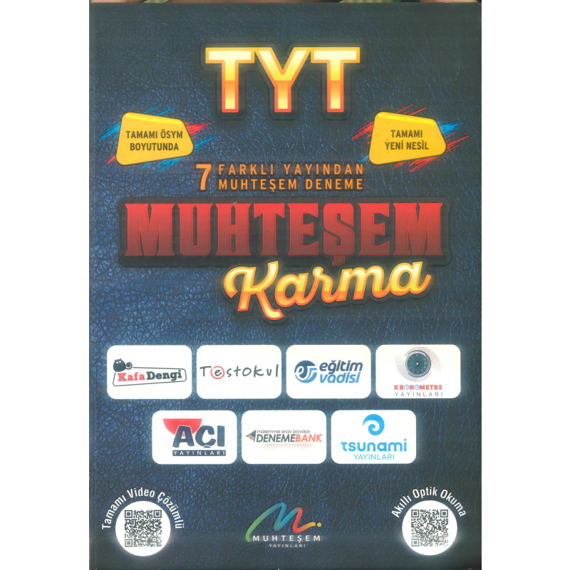 TYT Muhteşem Karma 7 Farklı Yayından 7 Muhteşem Deneme