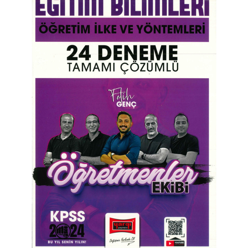 ÖĞRETİM İLKE VE YÖNTEMLERİ 24 DENEME TAMAMI ÇÖZÜMLÜ (ÖĞRETMENLER EKİBİ)