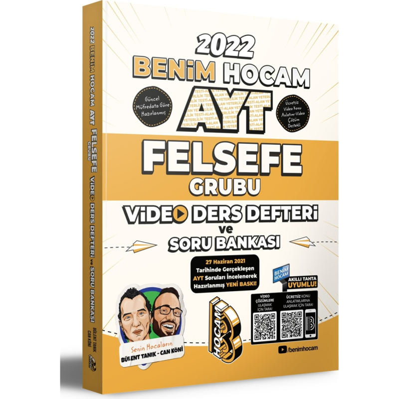 AYT FELSEFE GRUBU VİDEO DERS DEFTERİ VE SORU BANKASI